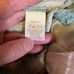 Scrapwork Earthy boho hippie tie dye blouse Tan Size M Photo 3