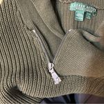 Ralph Lauren  Active Green Ribbed Knit Cotton Sweater Green Size Large Photo 6