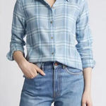 Faherty NEW Classic Stretch Flannel Button Up Shirt Rivington Plaid Size Small Photo 0