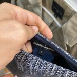 Nanette Lepore  blue and white pleated skirt Sz 0 tweed #pleatedskirt Photo 2