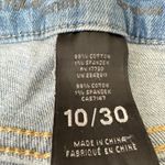 Mossimo Mid Rise Stretch Distressed Denim Cut Off Shorts Size 10 Blue Photo 3