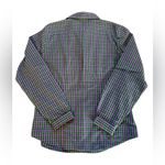 LL Bean Wrinkle Resistant Plaid Button Up Shirt Long Sleeve Cotton Women XS NWOT Green Photo 1