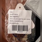 Free People Heirloom Brooch - Gold/Black Photo 4