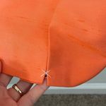 Kay Unger NWT 100% Silk Orange Sleeveless Sheath Dress Size 4 Cocktail Party Photo 5