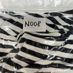 Torrid Plus 1 1X Super Soft Knits Culotte Jumpsuit Black & White Stripe Cropped Photo 14