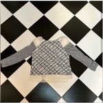 Maison Jules Knit Layered Patchwork Sweater Top Textures Anthropologie Anthro M Photo 2