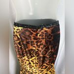 Mac Duggal  Leopard Print Prom Formal Beaded Animal SKIRT ONLY!‎ Two piece 0313 Photo 5