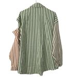POL  Striped Green & Pink Button Down Shirt (Size Small) Photo 1