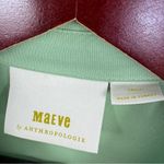 Maeve  By Anthropologie‎ Tie Front Button Down Blouse Shirt Mint Green Small Photo 10