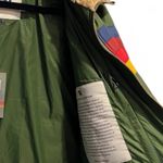 Aviator Nation 4 STRIPE JACKET - GARDEN GREEN unisex NWT Photo 5