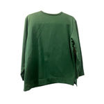 Vintage 90s Bobbie Brooks Christmas Sweater Size Med Embroidered Santa Holiday Green Photo 4