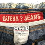 Guess Vintage 00s Raw Waistband Low Rise Straight Leg Jeans size 30 NEW Tags Photo 10