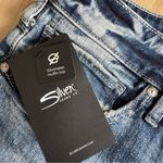 Silver Jeans NWT  Boyfriend Mid Rise Jeans Sz 20 Dark Wash Distressed Photo 10