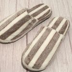 Soft Cozy Slippers, Size 10/11 Brown Photo 2