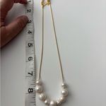Lele Sadoughi NWOT   Gold and White Pearl Necklace Photo 5