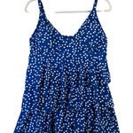Blue Polka Dot Tiered Ruffle One Photo 0