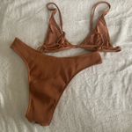 Minimale Animale Women’s M/L The Lucid Bijou Rib Bikini Set in Skinny Dip Photo 3