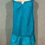 Boohoo  Teal Sleeveless Mini Dress Size 16 Photo 0