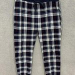 Nautica womens pajama pants Large blue plaid pull on stretch comfort sleepwear Photo 0