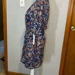 AQUA  all over print‎ side knot mini dress size S Photo 6