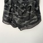 Athleta [] Printed Mesh Racer Run Short 4" Camo Print Workout Camouflage Size XL Photo 5