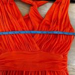 Bailey 44 twist back sleeveless orange dress size large Photo 5
