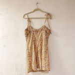 Isalis Floral Mini Dress in Purple Orange Large Photo 1