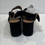 Aerosoles  womens Carimma Suede Black Chunky Heel Sandals Size 11 Photo 2