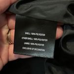 Tahari Black Hooded Belted Trench Coat Women Long Sleeve Full Zip Button Pockets Photo 6