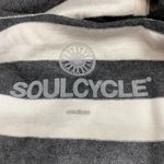 SoulCycle Black & White Stripe Muscle Tank Top Women's Size M Y2K Photo 5