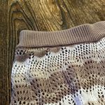 Princess Polly Leah Crochet Shorts Brown and White Stripes Size 8 Photo 4