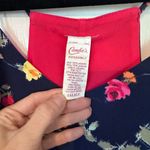 Candie's  Navy Floral Reversible Top Photo 1