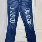 American Eagle  Dark Wash 360 Next Level Stretch Hi- Rise Jegging -6 Long Photo 0