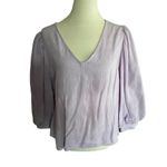 A New Day Retro 80’s Vibe Puffy Sleeve Blouse L/XL(see description) Photo 1