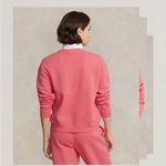 Ralph Lauren Amalfi Red Soft Fleece Sweatshirt NWT Small Photo 2