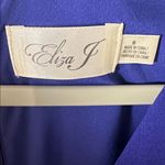 Eliza J NEW ‎ Cobalt Blue 3/4 Sleeve V-Neck Fit & Flare Dress Photo 1