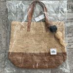 Mar Y Sol Montauk Tote Straw Bag in Sand/ Brown One Size, New w/Tag Tan Photo 4