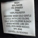 Thalia Sodi Sheer Shoulder Draped Batwing Sleeve Shirt Black Large Photo 9