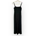 Madewell Lightweight Ponte Jumpsuit Women's XS Black Straight-Leg Sleeveless NWT Photo 2