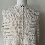 Women's Charming Vintage Cream Lose Knit Kimono Size M Size M Photo 4