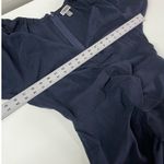 Chelsea28 Dress Womens 10 Petite Blue Ruched Puff Sleeve V Neck Mini Photo 9