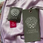 Vince Camuto  Sparkly Sequined Mini Sheath Cocktail Dress Size 6 Pink and Silver Photo 9