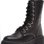 Steve Madden NEW Kanyon Black Platform Combat Boots Photo 3