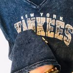 NEW YORK YANKEES MLB Womens Fitted Shirt Blue Size M Photo 9