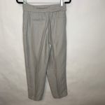 Aritzia Wilfred Light Gray Tie Waist Pants Trousers Sz 4 Photo 2