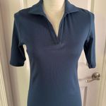Elie Tahari Ellie Tahari Ribbed Knit Pima Cotton-Blend Polo Dress Photo 8