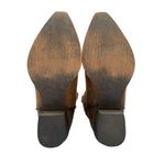 Santa Fe Boot Co Women's Sz 7M Leather Cowboy Boots Rhinestone Cowgirl Bling Brown Photo 11