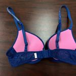 PINK - Victoria's Secret PINK Victoria’s Secret Wear Everywhere Push-Up Bra with Rhinestone Straps 32B Photo 3