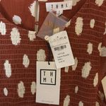 THML  Rust and White Midi Dress Photo 6