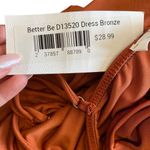 Better Be Ruched Body-con Plunge Mini Dress In Burnt Orange Photo 9